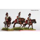 Light Dragoons galloping shouldered swords 1812-14