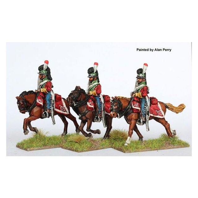 Light Dragoons galloping, shouldered swords 1802-12