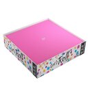 Magnetic Dice Tray Square Black&Pink