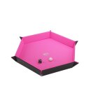 Magnetic Dice Tray Hexagonal Black&Pink