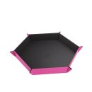 Magnetic Dice Tray Hexagonal Black&Pink