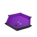 Magnetic Dice Tray Hexagonal Black&Purple