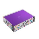 Magnetic Dice Tray Rectangular Black&Purple