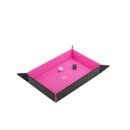 Magnetic Dice Tray Rectangular Black&Pink