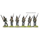 Dutch/Belgian Jagers/Chasseurs advancing high-porte