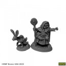 Hollis Grayheath and Verbena Halfling Druid and Hare...