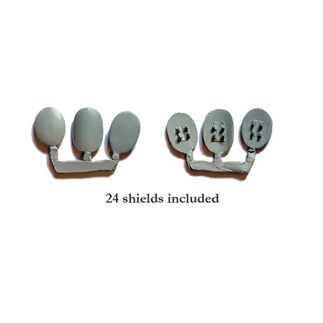 Oval Italian infantry shields