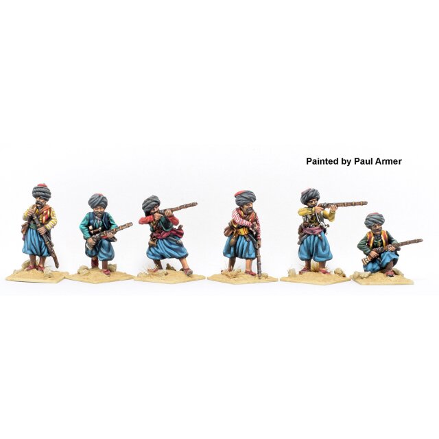 Janissaries in campaign dress, skirmishing