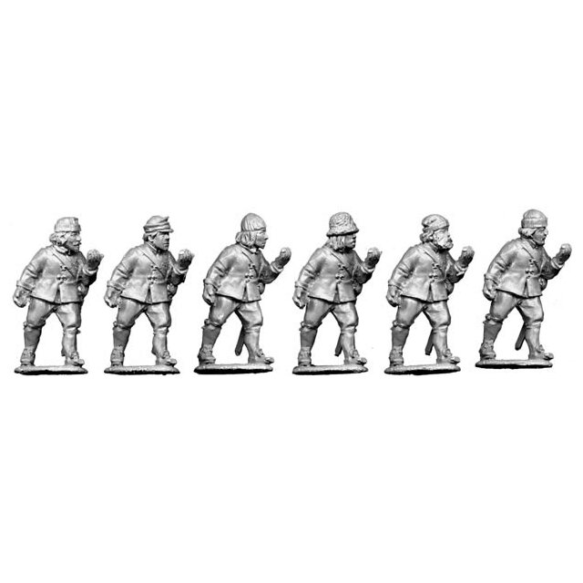 Unarmoured pike (no helmets) advancing