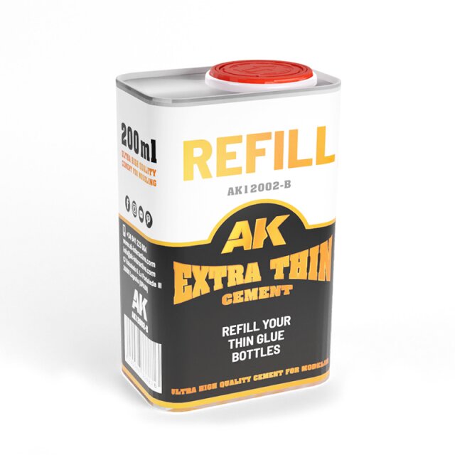 AK 200 ML Refill– Extra Thin Cemente (GLUE)