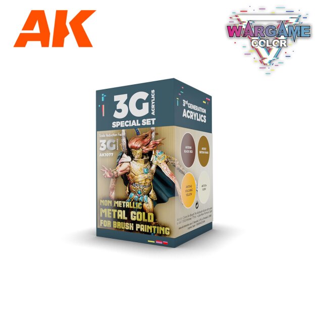 AK 3rd Gen: Metal Gold NNM Set (4x17ml)