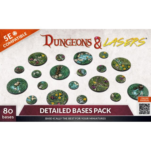 Dungeons & Lasers: Detailed Bases Pack