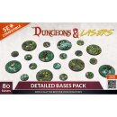Dungeons & Lasers: Detailed Bases Pack (80 Stk) 25 mm...