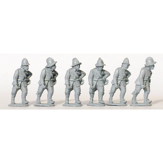 Armoured pikemen (breast & back only) marching