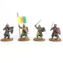 Foot Knights (1150-1320) Box mit 24 Miniaturen