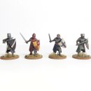 Foot Knights (1150-1320) Box mit 24 Miniaturen