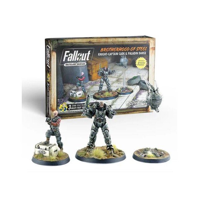 Fallout: Wasteland Warfare - Knight-Captain Cade and Paladin Danse