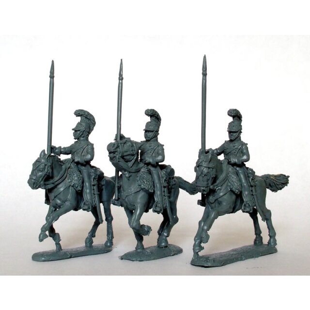 Light Horse Lancers of the Line, lances up-right, galloping