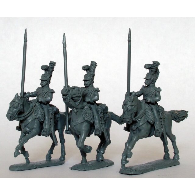 Light Horse Lancers of the Line, lances up-right, galloping,  E