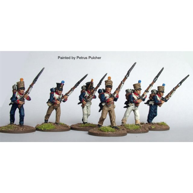 Line Fusiliers advancing,’high porte’