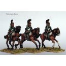1st Chasseurs a Cheval galloping , swords shouldered