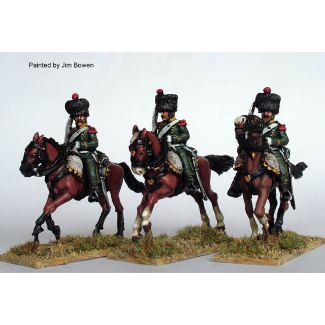 Chasseurs a Cheval galloping,shouldered swords, Elite Coy, colp