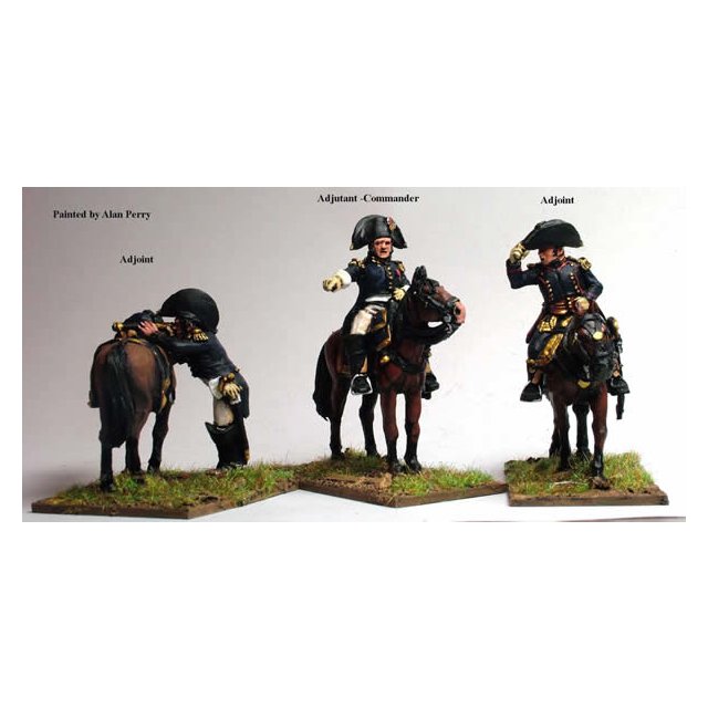 Mounted and dismounted  Staff officers