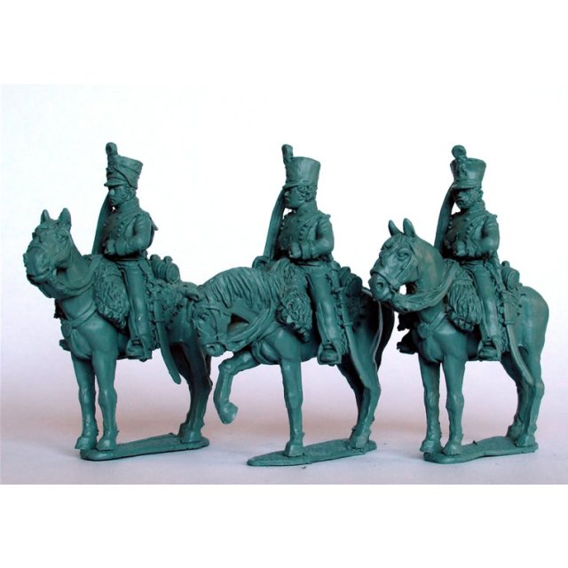 Chasseurs a Cheval on standing horses