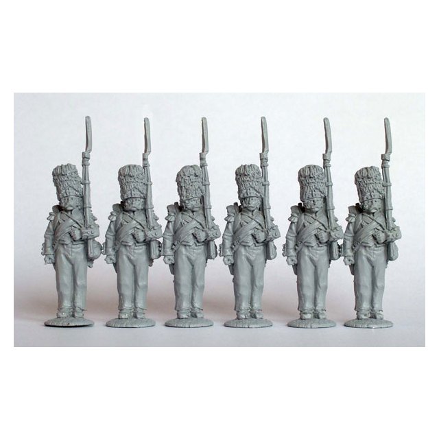Grenadiers of the Imperial Guard standing at attention