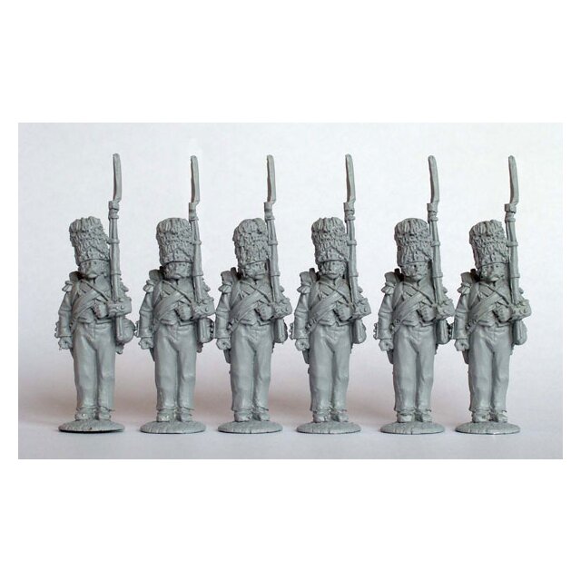 Grenadiers of the Imperial Guard standing at attention