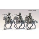 Chasseurs a cheval of the Imperial Guard in campaign...