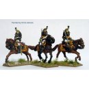 Dragoons of the Imperial Guard galloping ,  helmets of...