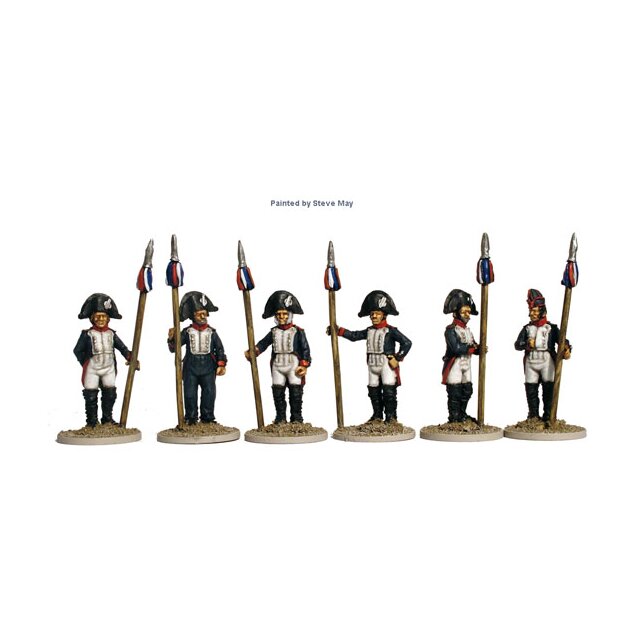 Paris National Guard of 1814 pikemen, standing