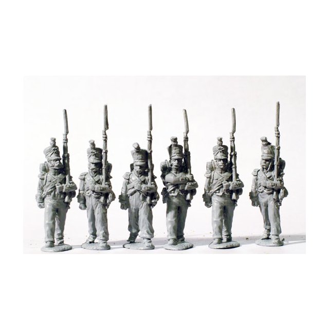 Voltigeurs/ Grenadiers in pre 1812 campaign dress, March Attack