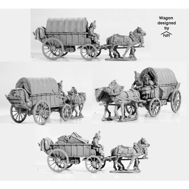 Two horse supply wagon 1807-15