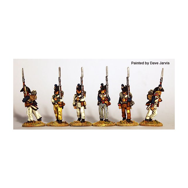 Fusiliers, march attack, bicornes, 1805-09