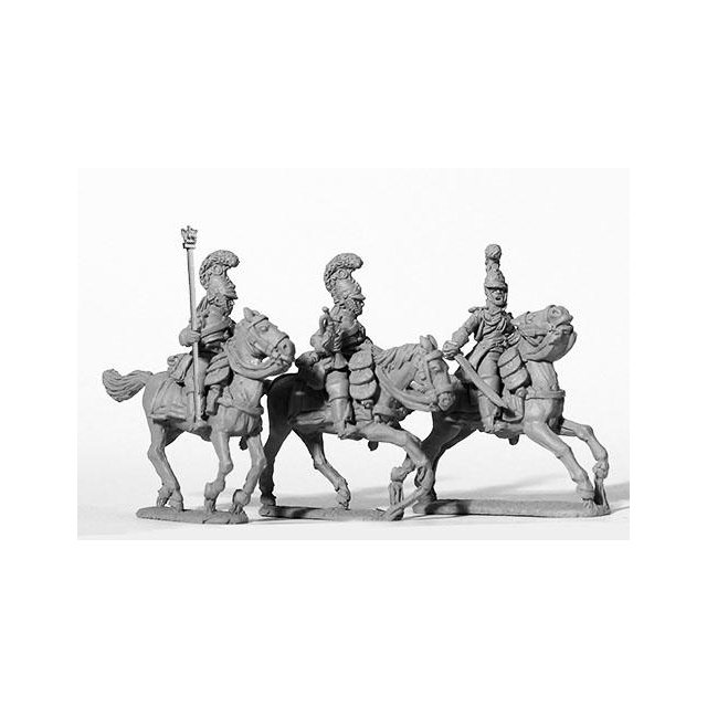 Gendarme d Elite command in helmets, 1815