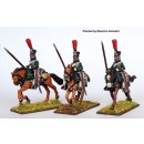 1st Eclaireur regt. (Old Guard squadrons) galloping,...