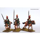 2nd Eclaireur regt. (Young Guard) galloping , lances...