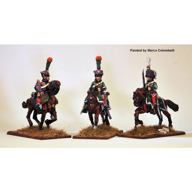 Gardes d” Honneur command galloping
