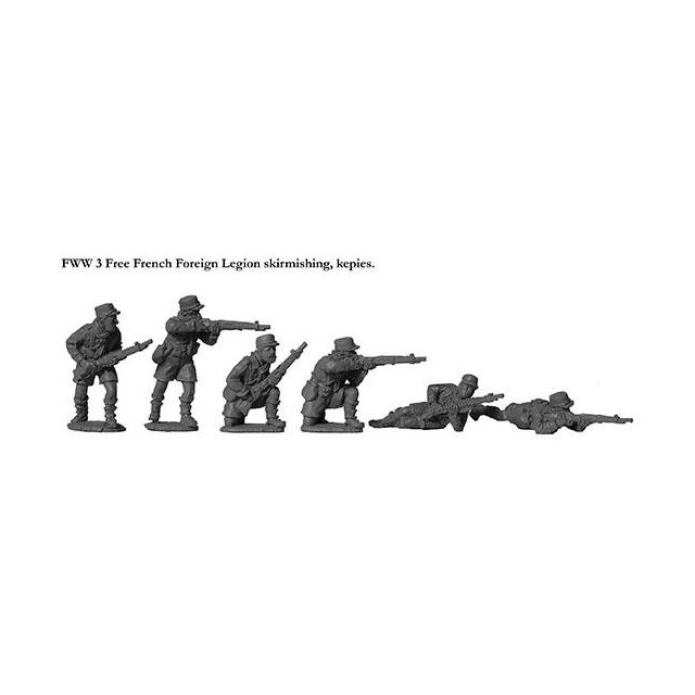 French Foreign Legion skirmishing, kepi