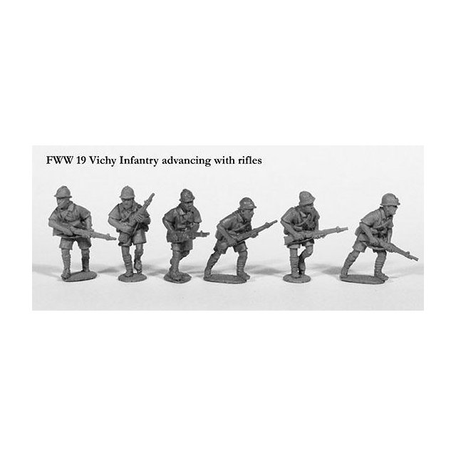 Vichy Infantry advancing
