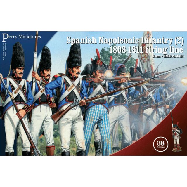SPA 80 Spanish Napoleonic Infantry (2) Firing Line 1808-11