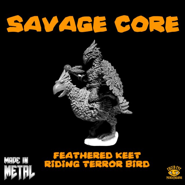 Savage Core Feathered Keet Riding Terror Bird