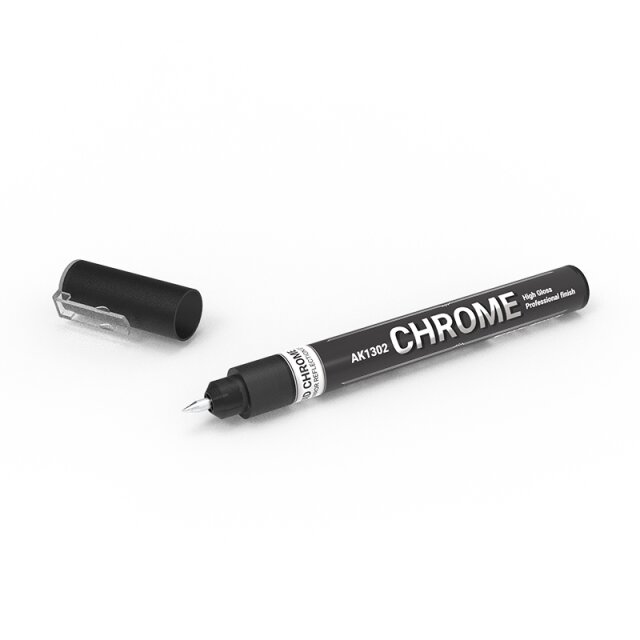 AK Metallic Liquid Marker - Chrome