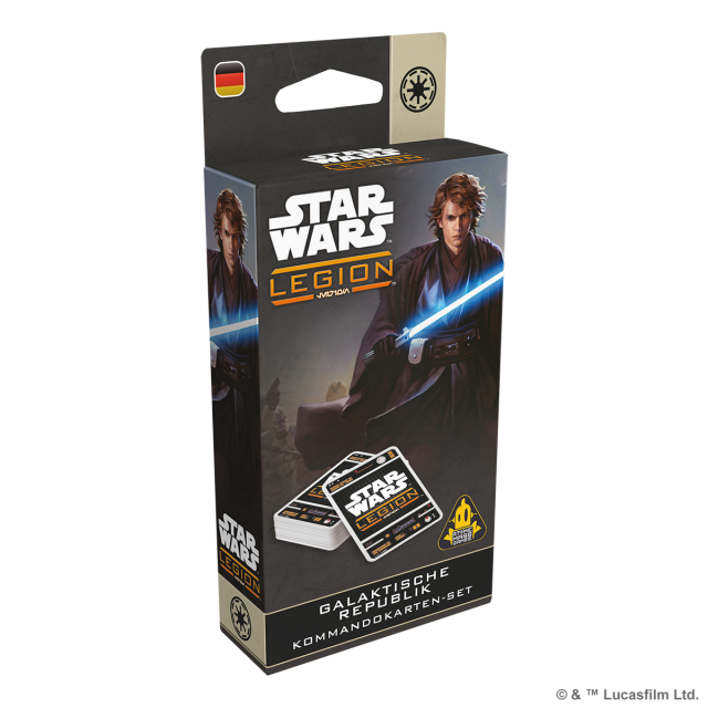 Star Wars: Legion – Galaktische Republik Kommandokarten-Set