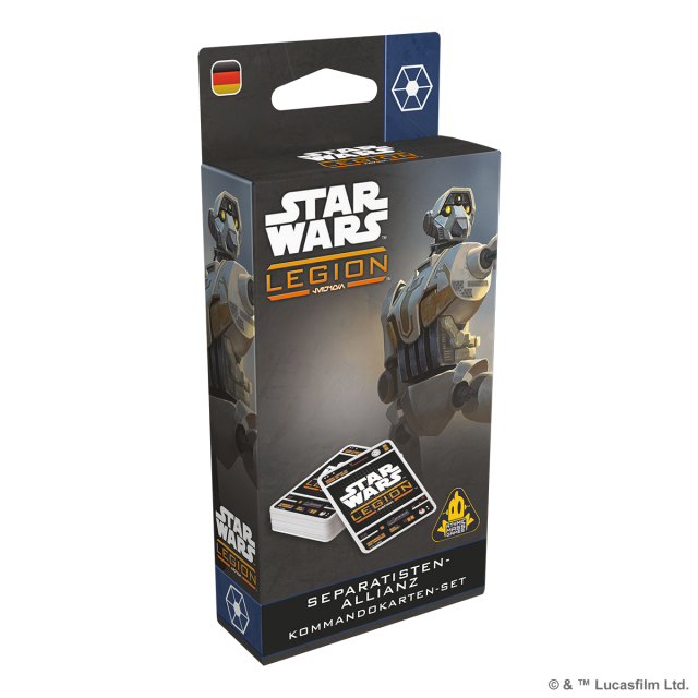 Star Wars: Legion – Separatisten-Allianz Kommandokarten-Set