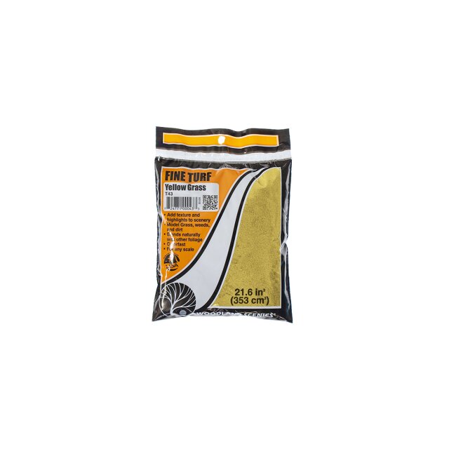 Fine Turf - Gelbes Gras Beflockungsmaterial Beutel