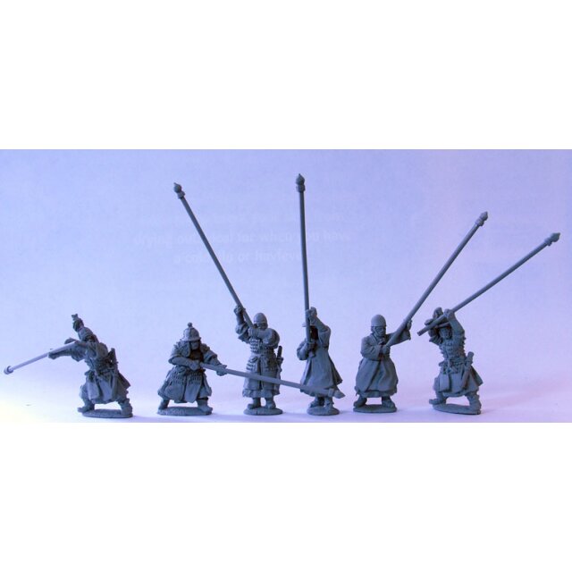 Standard bearers signalling with standards