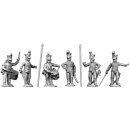 Line command, standing (2 Officers, 2 Standard bearers, 2...